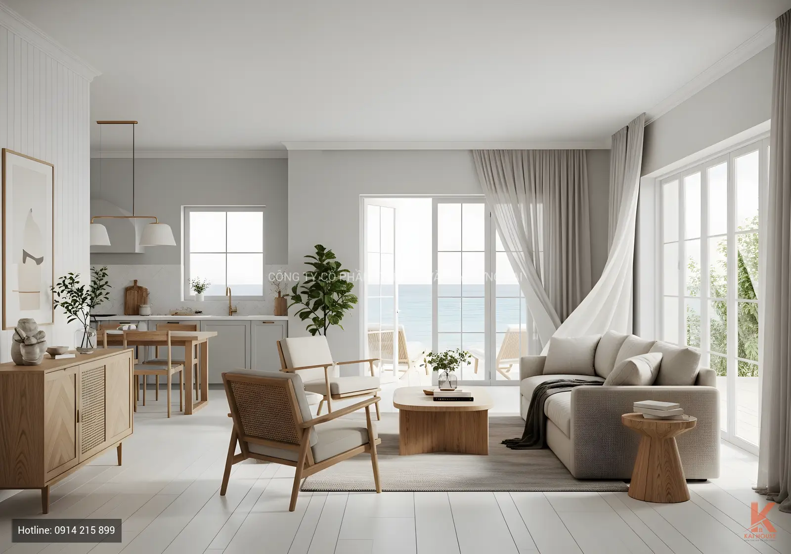 Kh&ocirc;ng gian ph&ograve;ng kh&aacute;ch