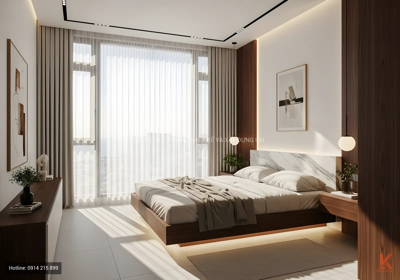 Kh&ocirc;ng gian ph&ograve;ng ngủ