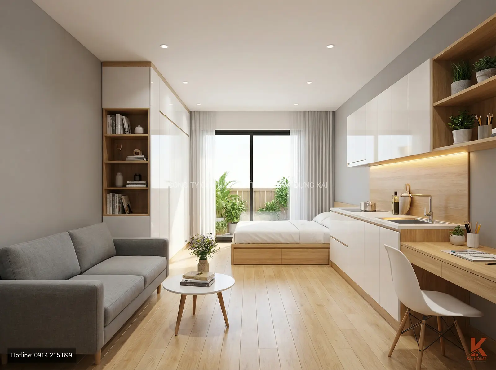 Căn hộ hiện đại với thiết kế tối giản tinh tế