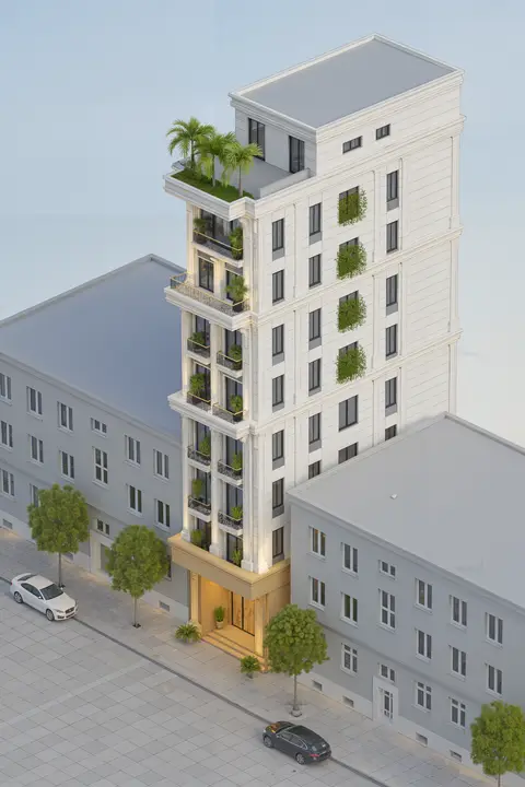 Thi công nhà phố hiện đại