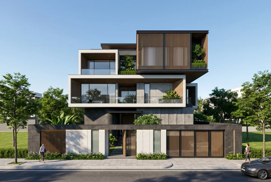 Mẫu biệt thự Hiện đại (Modern) tại Đà Nẵng: Đẳng cấp Kai House