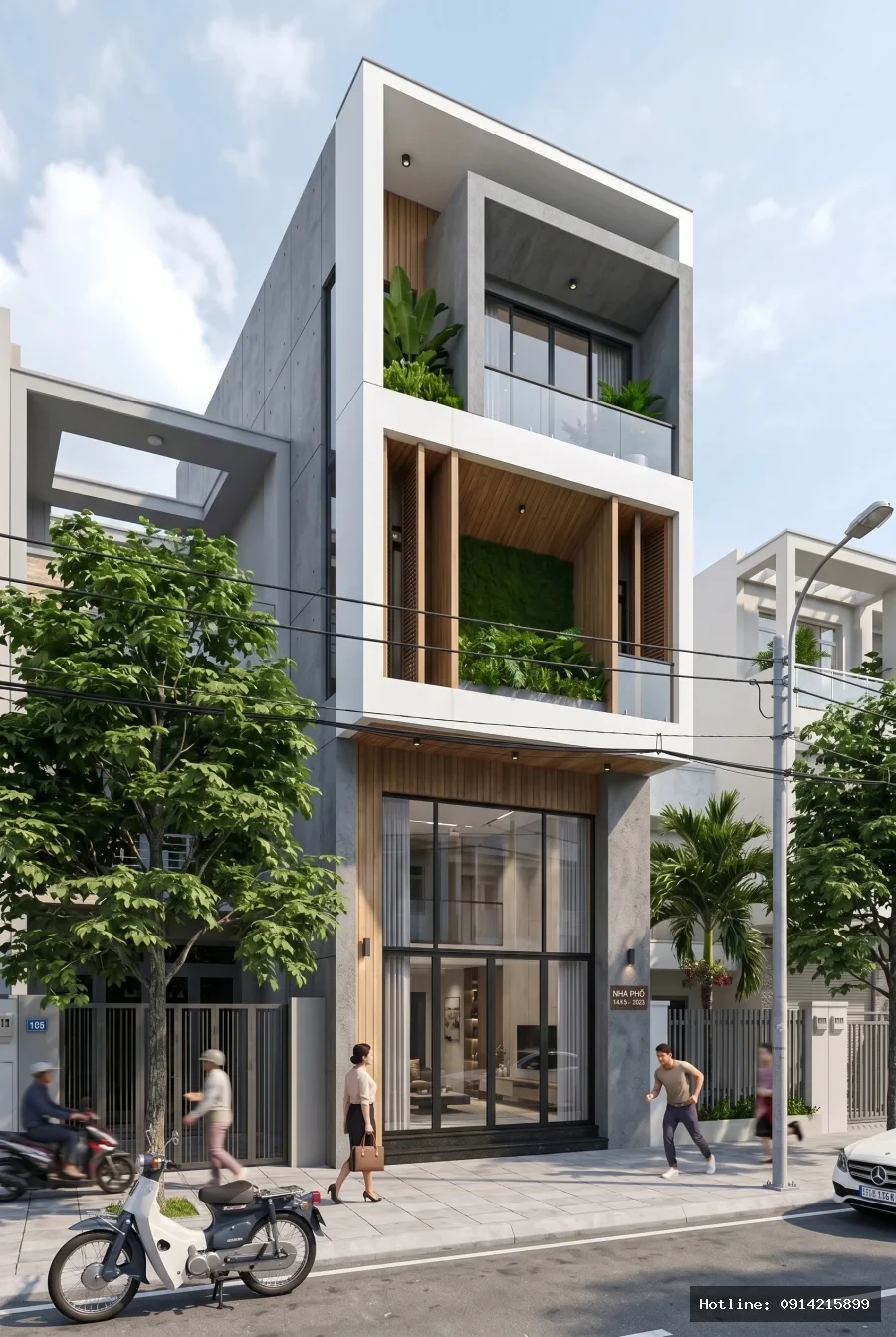 Nhà phố Tropical Modern Đà Nẵng