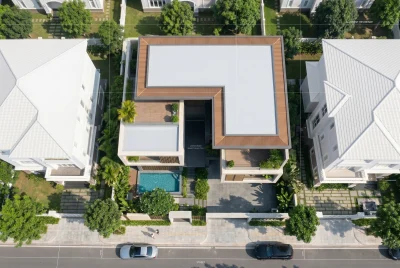 Góc nhìn từ trên cao, tổng thể hài hòa.