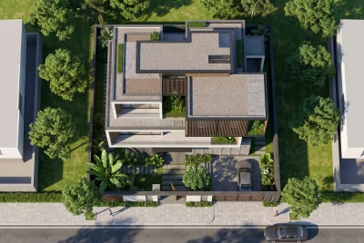 Cận cảnh không gian phòng khách hiện đại.