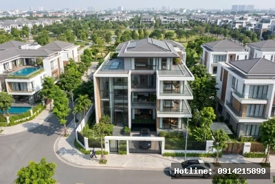 uploads/projects/original/biet-thu-3-tang-hien-dai-modern-9332.webp | Tổng thể biệt thự hiện đại trong khu đô thị xanh | Biệt thự mang phong cách tối giản, sử dụng nhiều kính và cây xanh bao phủ, tạo không gian sống hài hòa với môi trường.