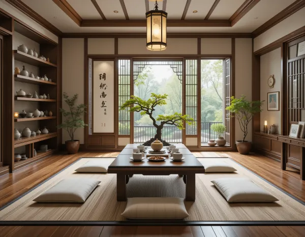 Kh&ocirc;ng gian thư giản uống tr&agrave;