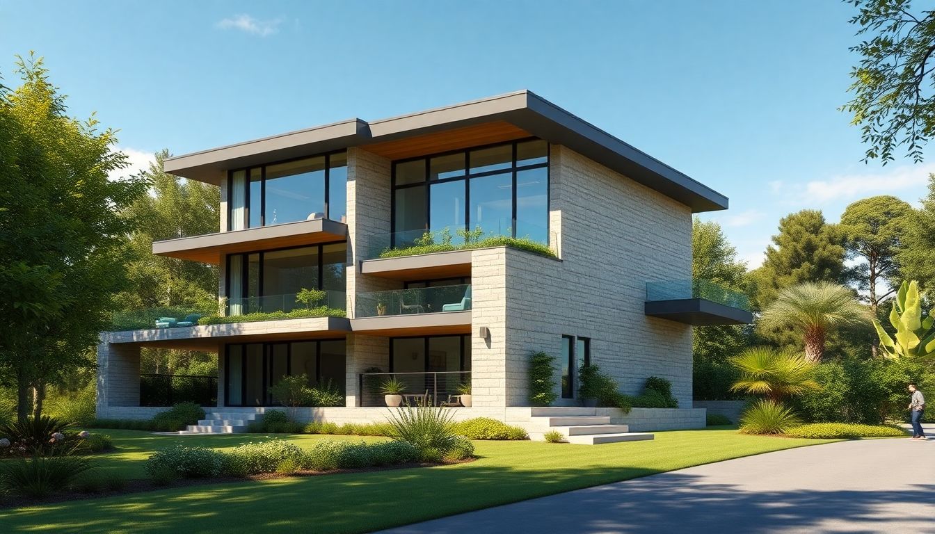 Góc nhìn phải biệt thự sinh thái hiện đại