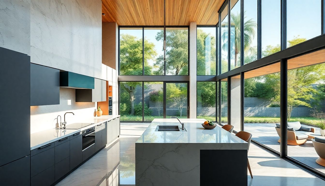 Không gian bếp biệt thự