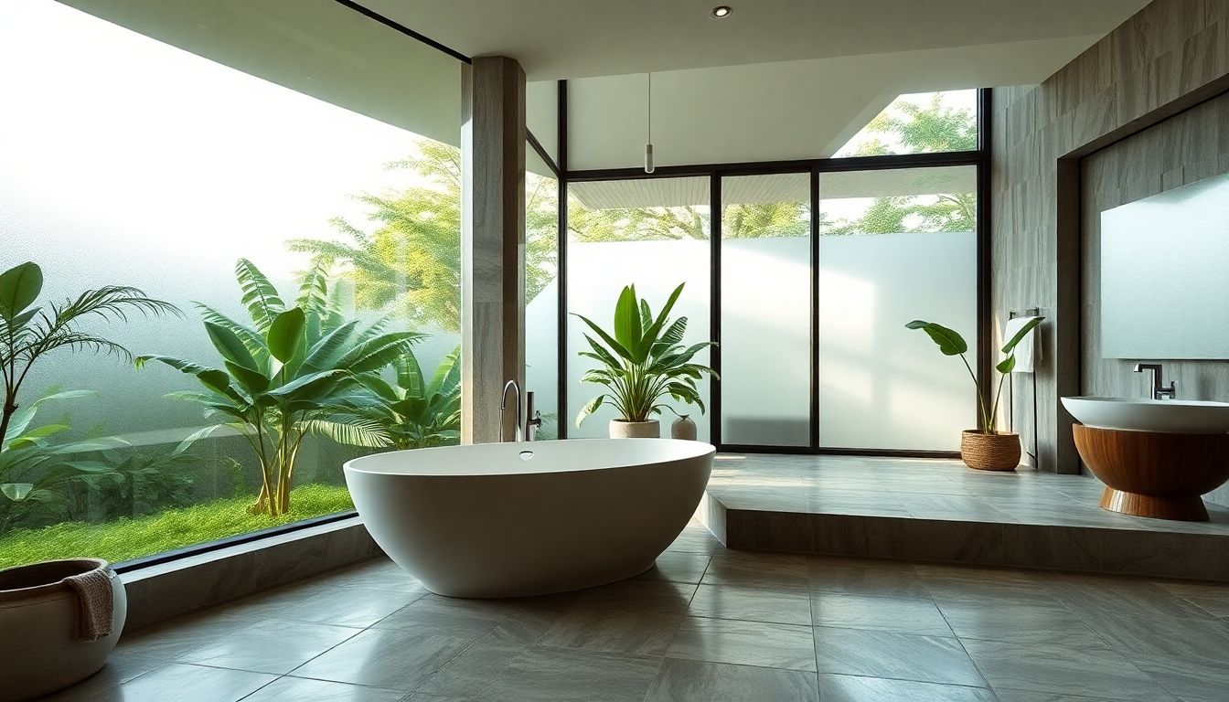 Phòng tắm Master biệt thự sang trọng